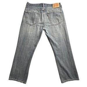 Levis 559 Jeans Mens 36x30 Blue Relaxed Straight‎ Zip Fly Light Wash Mid Rise